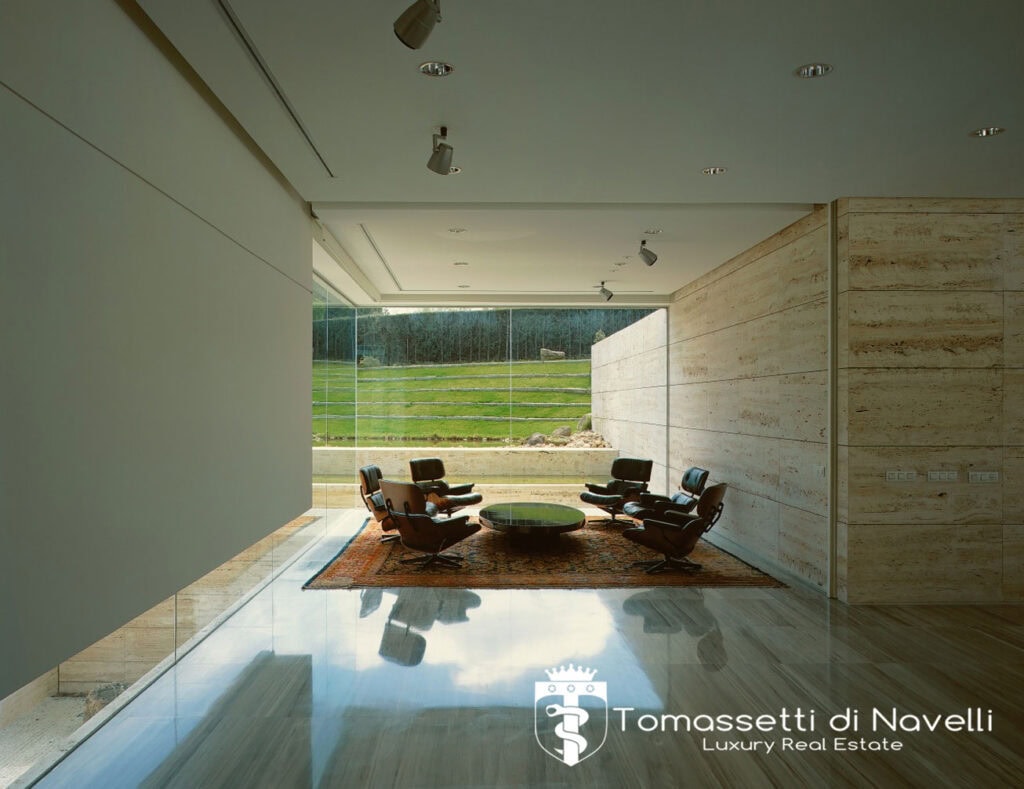 Impresionante villa de autor en finca privada a 14 km de Madrid